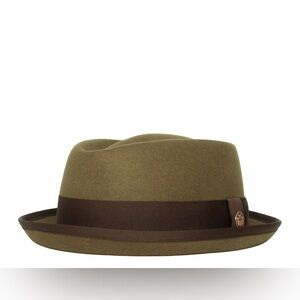 Goorin Bros. Ryan Pointo Wool Fedora in Olive